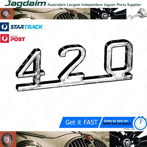 New Jaguar  420 & 420G '420' Boot Badge BD29947 - Bild 1 von 2
