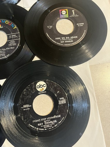 Ray Charles 45 Lot: "That Lucky Old Sun"/ "My Baby"...Classic R&B in VG to VG++ - Bild 2 von 6