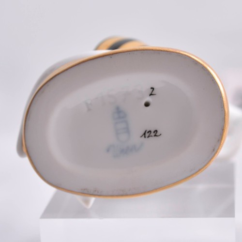 AUGARTEN figurin Seal with Lute Porcelain Vintage 1925 Tierharmoniker - Picture 7 of 8