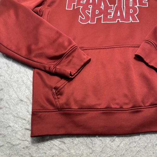 Majestic Florida State Seminoles Fleece Hoodie Sweatshirt Red Mens Size Small S - Picture 2 of 12