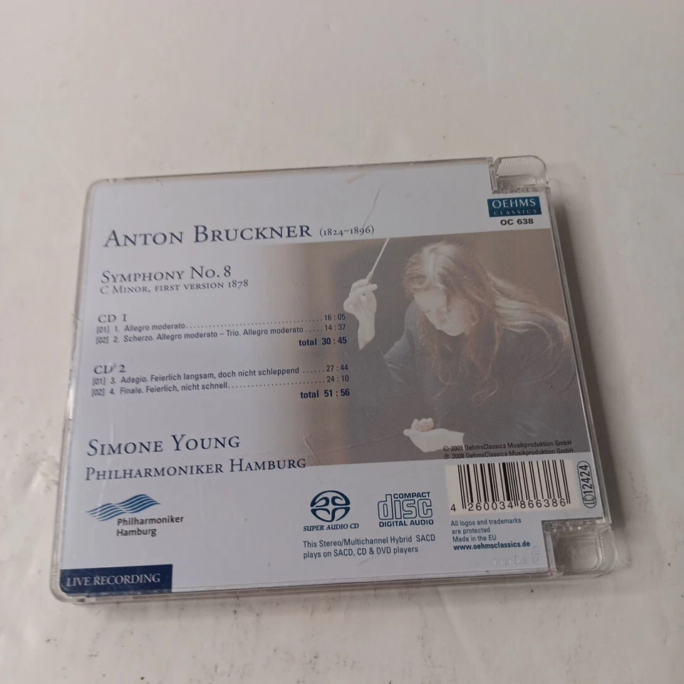 Anton Bruckner Symphony No. 3 (Young, Hamburg Philharmonic) CD (2009) Foto 2 de 4