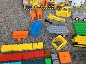Lego Duplo Big Construction Site 10813 Retired Complete With Box & Instructions