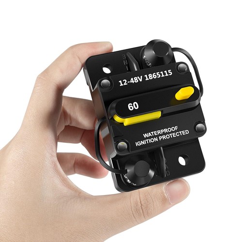 MKR-27 60 AMP Leitungsschutzschalter mit 1/4" Bolzen Schutzisolator für Minn Kota - Bild 1 von 9