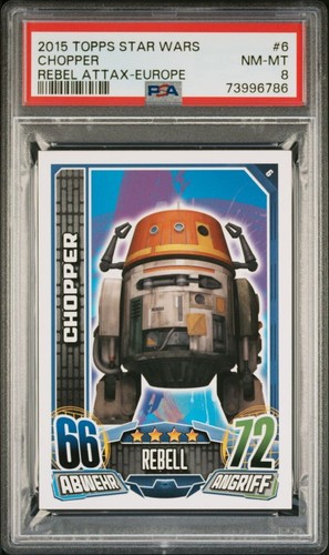 2015 Topps Rebel Attax Chopper Rookie Rebels Ahsoka PSA 8 POP 1 None Higher 🍿🍿 - Bild 1 von 2