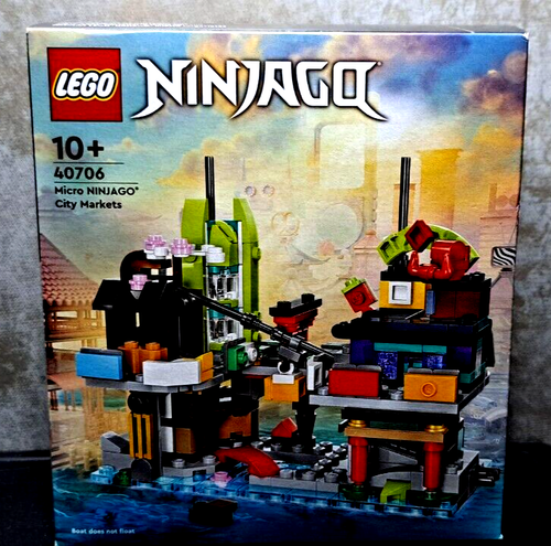 Lego Ninjago 40706 Micromodelo de Mercados de Ninjago City - Nuevo y EMBALAJE ORIGINAL - Imagen 1 de 2