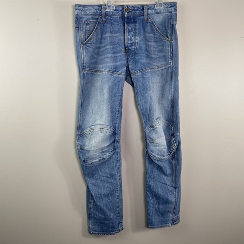 G-Star Raw 5620 3D Skinny Double Knee Distressed Fade Jeans Herren Gr. 30x31 #D4 - Bild 1 von 7