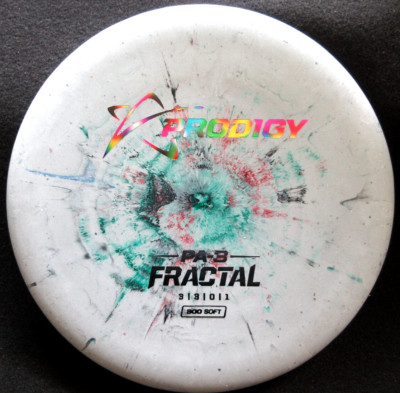 Prodigy 300 SOFT FRACTAL plastic PA-3 putter / approach disc GREAT SKY DISC GOLF