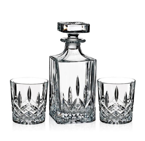 Marquis by Waterford Markham 3 pc Decanter & Double Old Fashioned Set 40026495 - Picture 1 of 4