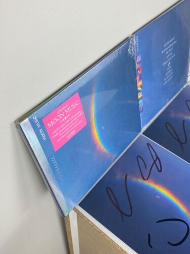 Coldplay - Moon Music - SIGNED Art Card - CD / EcoCD -- Single Art Card + CD - Picture 3 of 5