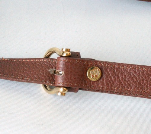 Paolo Gucci Umhängetasche Braun Leder - Bild 9 von 14