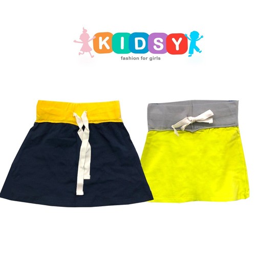 Kidsy Toddler Baby Girls Skirt – Peruvian Pima Cotton, Elastic Waist, Pull-On - Picture 9 of 9