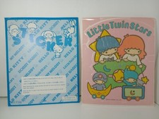 VTG Sanrio Sticker 1976 Little Twin Stars 70's