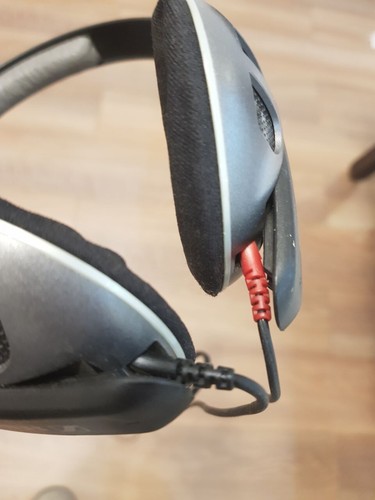 Vintage SENNHEISER HD 480 II Headphones Gray Black - Picture 5 of 7