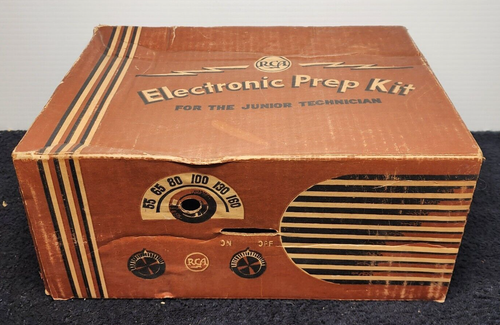 RCA VICTOR RADIO ELECTRONIC PREP KIT JUNIOR TECHNICIAN BOX