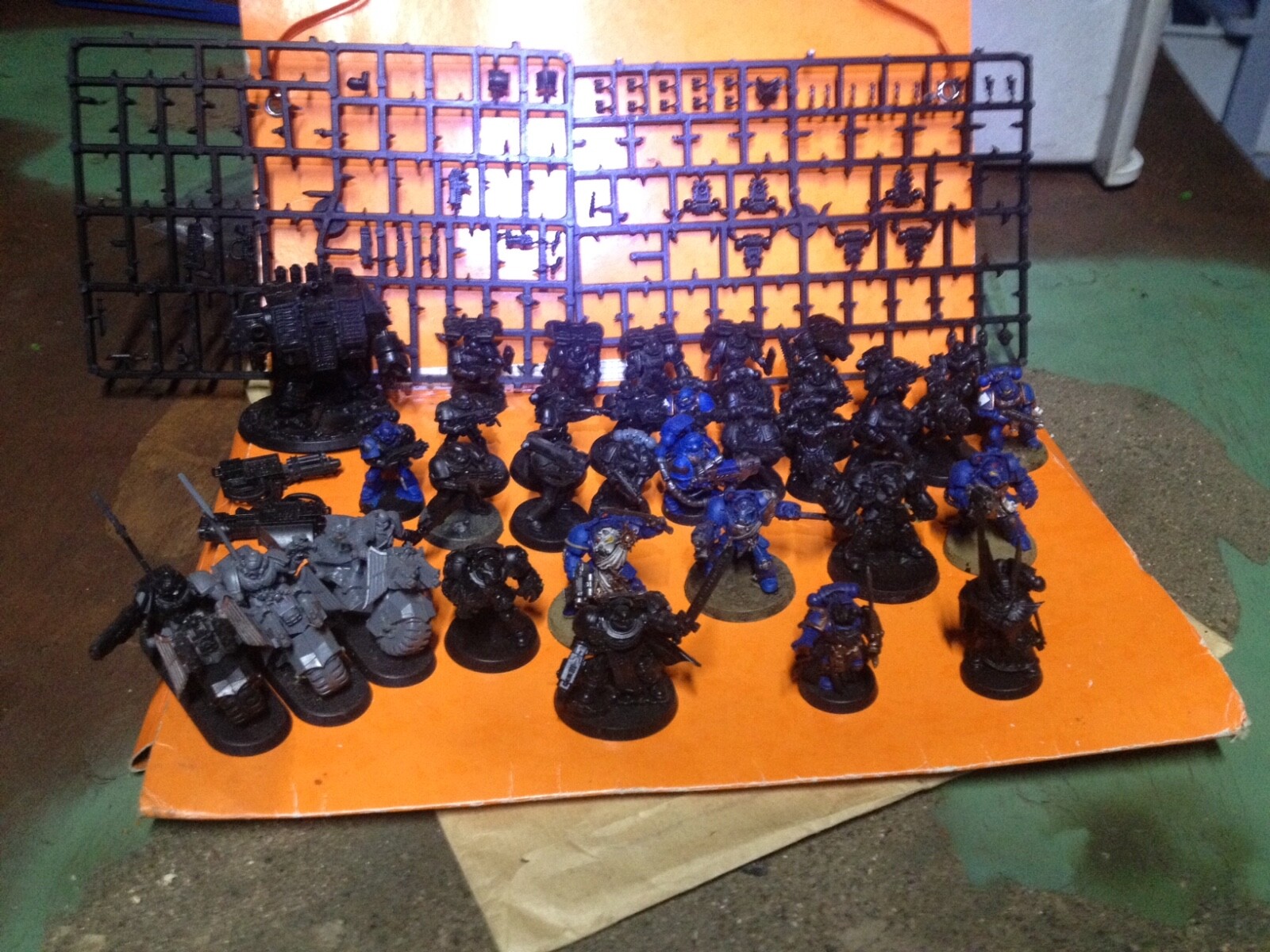 Warhammer 40k, space marines detachement, space marines army, space marines lot. Warhammer 40k, space marines detachement, space marines army, space marines lot.