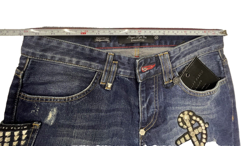 PHILIPP PLEIN ILLEGAL FIGHT CLUB JEANS STRAIGHT CUT~ 32 ~NWT $1085 - Picture 7 of 11