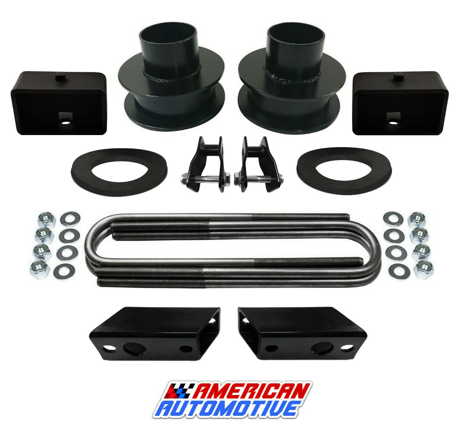 Shock Extenders American Automotive F250 F350 SuperDuty Lift Kit 4WD 2.