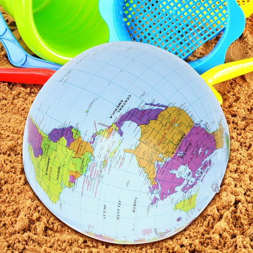12 Pcs Inflatable Globe Beach Ball Baby Banquet Globes Balls for Pool - Zdjęcie 12 z 12