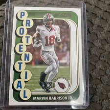 2024 Score #16 Marvin Harrison Jr. Protential Red