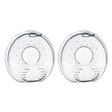 2x Breastmilk Collecter Breast Shells Silicone Milk Saver Nursing Cups