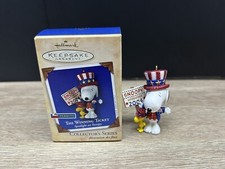 Hallmark Keepsake 2004 Snoopy The Winning Ticket Christmas Ornament