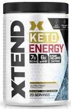 XTEND Keto ENERGY | 6g goBHB 7g BCAA | Amino Acids 20 Servings 
