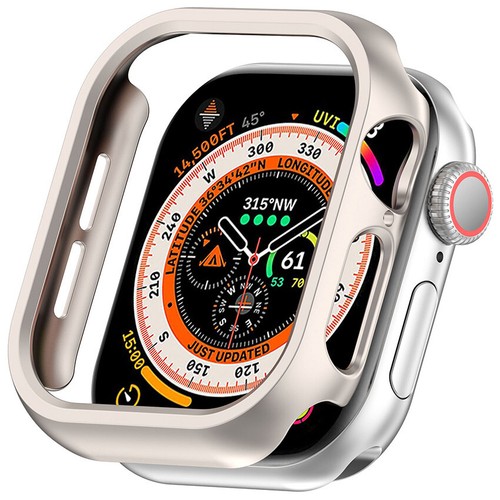 Half-wrapped PC Case Protective Face Cover Bumper for iWatch Series 10 42MM/46MM - Photo 27 sur 27