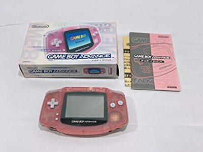 Nintendo Game Boy Advance GBA Milky Pink Handheld Console In Box