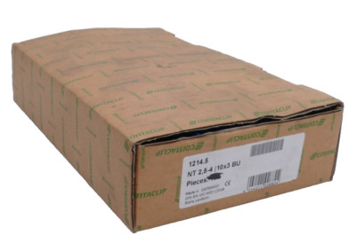 53x Contaclip 1214.5 Neutralleiter-Trennklemmen NT 2,5-4 | 10x3 BU