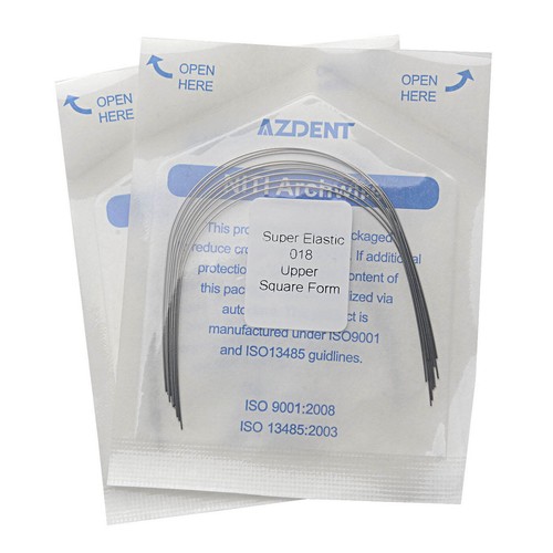 AZDENT Dental Orthodontic Super Elastic Nitinol Arch Wires Square Round Shape - Picture 54 of 82