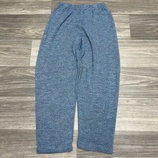 True Vintage 70s Sweater Sweatpants Womens 28x26 Blue 100 Acrylic Soft Cozy
