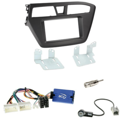 Pioneer Steering Wheel Adapter Double Din Car Stereo Hyundai i20 2015 Onwards No Sound System