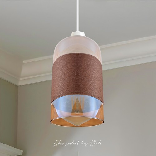 Modern Glass Ceiling Light Shade Replacement Lampshade for Chandelier & Pendant - Picture 36 of 78
