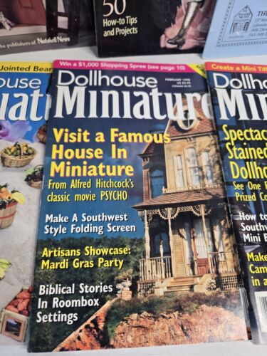 Vintage Lot Dollhouse Miniature Magazine Craft Barbara Warner Finishing Book - Imagen 5 de 18