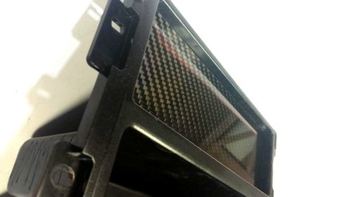 CARBON FIBER Single DIN Radio Stereo Console Off Plate Delete for Honda CRX 88-9 - Foto 7 di 11
