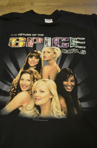 NWOT 2007 Spice Girls Concert T-Shirt The Return of the Spice Girls Tour - Imagen 3 de 5