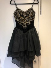 Evening Gown - Intricate Embroidery - size 8 - WALTER MA designer Hong Kong