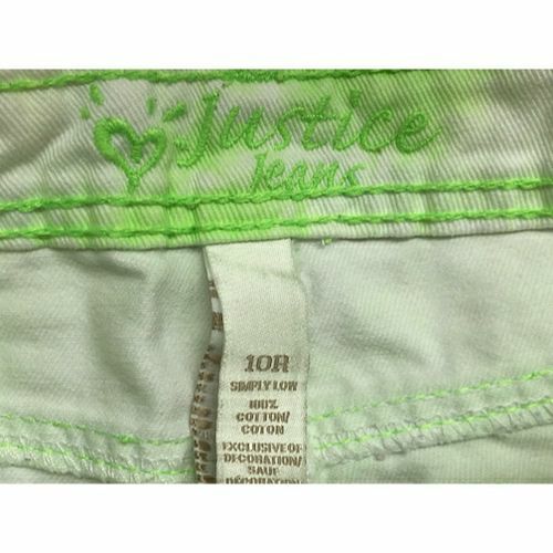 Justice denim shorts LOT OF 2 SIZE 10R - Picture 4 of 4