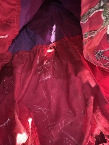 VTG Robin Brown Portable Art Handpainted Western Moose Horse Maxi Skirt M - Picture 8 of 9