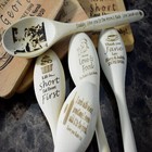wooden spoon Personalised Engraved Photo kitchen gift mum dad christmas gift