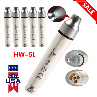 1-5PCS Dental LED Ultrasonic Piezo Scaler Handpiece HW-5L Fit Woodpecker EMS po