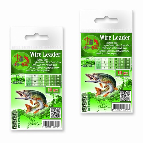 Pike Fishing Wire Trace R-Factor Bright Grey 10pcs Predator Soft Lure Jig Heads - Picture 15 of 16