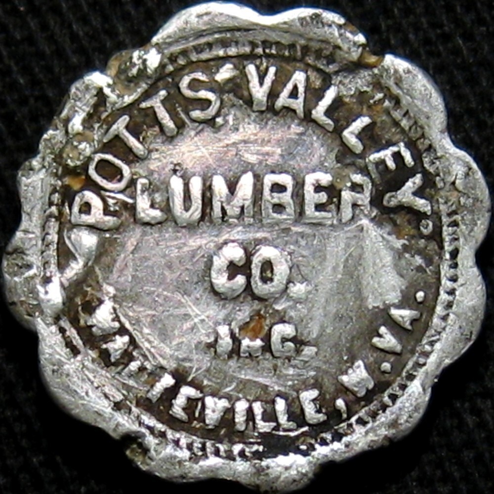 1914 Waiteville West Virginia Unlisted Lumber Good For Token Potts