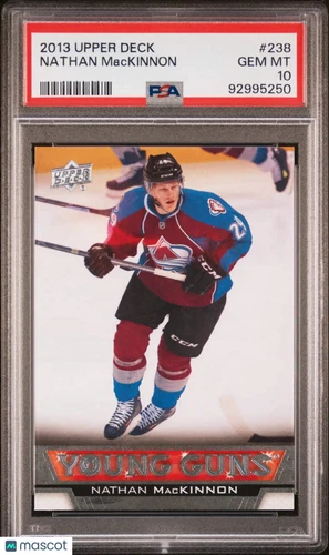 2013-14 Upper Deck Series One Hockey Nathan Mackinnon Young Guns RC PSA 10