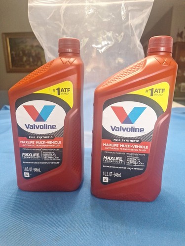 2 Valvoline MaxLife Multi-Vehicle Full Synthetic ATF, 1 QT Sealed. Unopened 8H - Picture 1 of 10