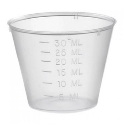 LOT OF 1000! BULK! Medicine Cups Plastic Graduated Disposable Measuring