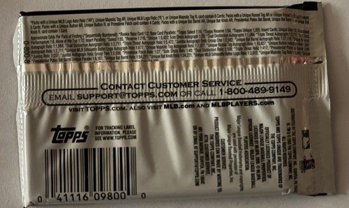2009 Topps Unique Baseball Hobby Pack (5 Packs) - Picture 2 of 2