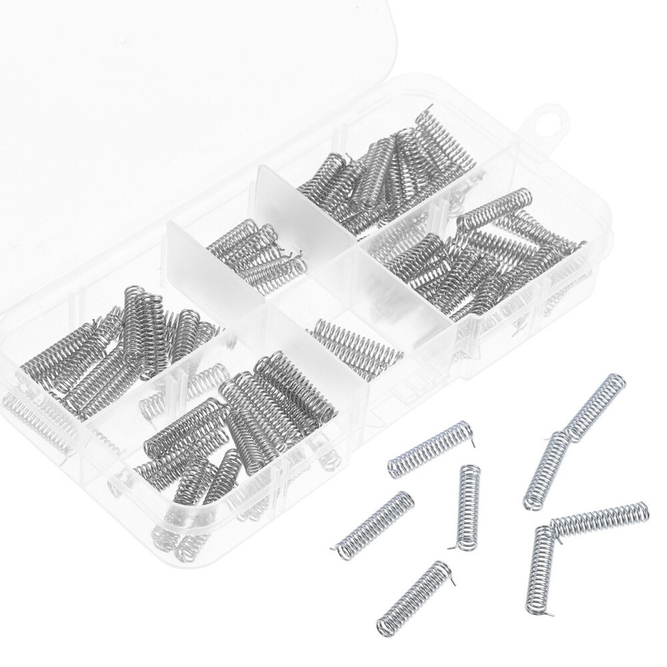 100pcs Compression Spring Mini Springs Stainless Steel Mechanical