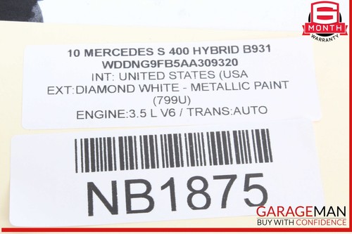 10-13 Mercedes W221 S400 Hybrid Rear Right or Left Door Loud Sound Speaker - Bild 9 von 9