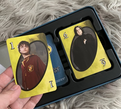 UNO Harry Potter Card Game 2018 Mattel Sorting Hat Rule Edition - Zdjęcie 11 z 12